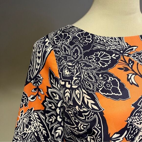 !!! Clearance! Floral Paisley Print long sleeve dress size Extra Small - Picture 5 of 16